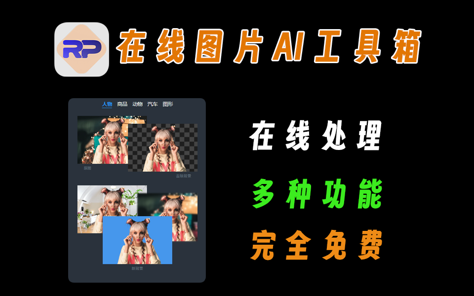 硬核网站【第13期】在线AI图片处理，功能超多，完全免费-爱工作