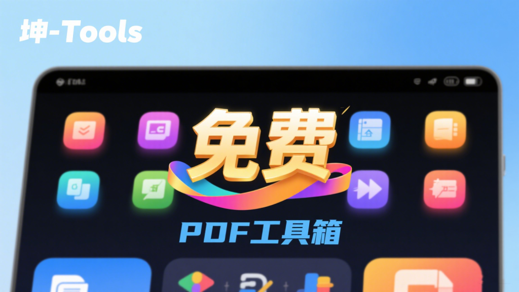 完全免费的PDF处理工具箱，几十种功能随意用，无限制，支持批量-爱工作