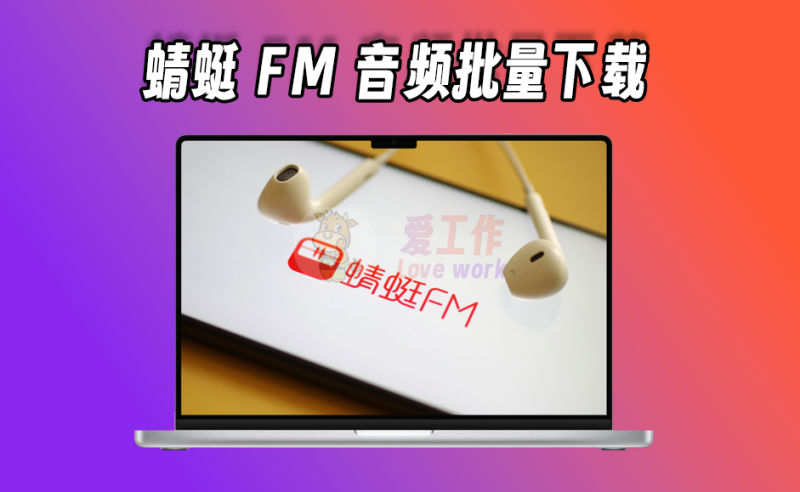 蜻蜓FM音频批量下载工具-爱工作