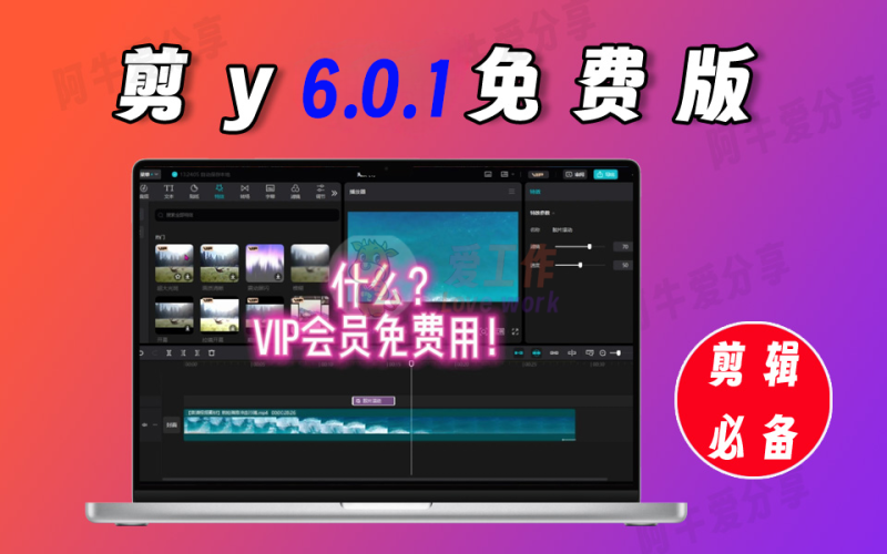 最新v!p版，字幕识别功能还是免费的，阿牛常用版本-爱工作