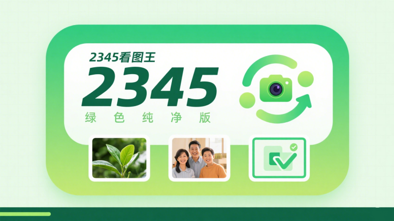 2345看图王纯净绿色版，非常好用，阿牛电脑一直必装软件-爱工作