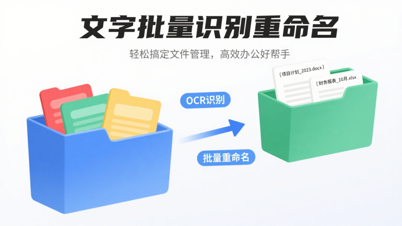 批量图片文字识别，以图片上的文字做为文件名，超级给力，准确率高-爱工作