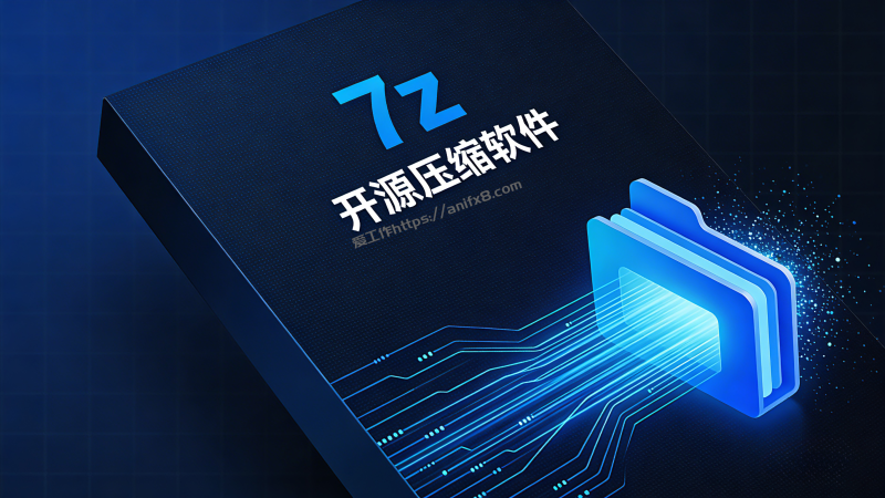 开源免费的解压缩软件，无广告、无弹窗，超好用-爱工作