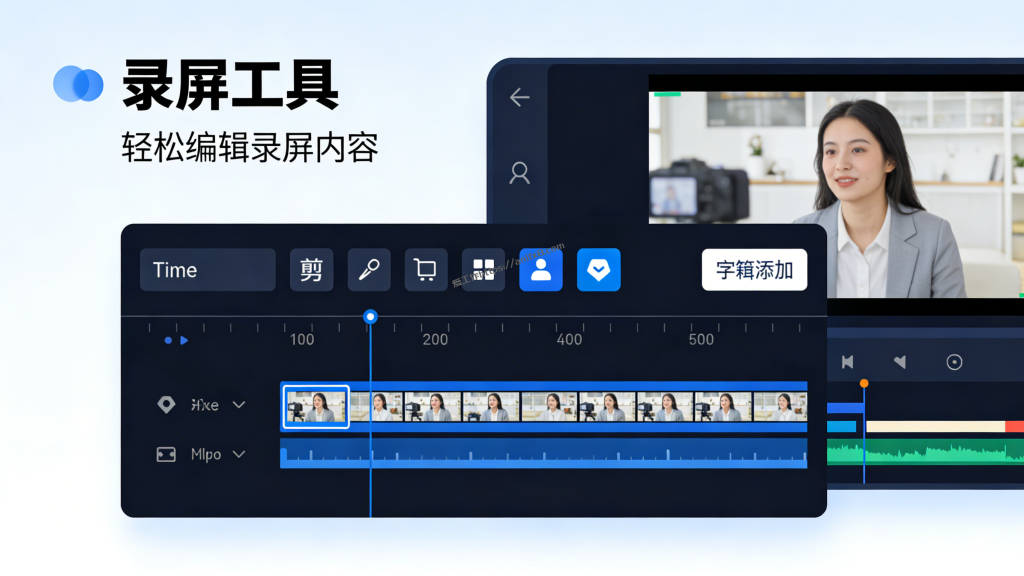 录屏神器，这是阿牛录视频必备的工具，可设置画面放大等功能，很好用-爱工作