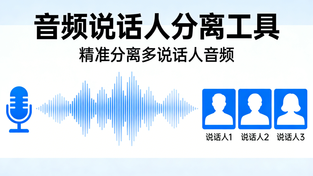 AI一键分离音频多说话人工具，精准分离谁说了什么话-爱工作