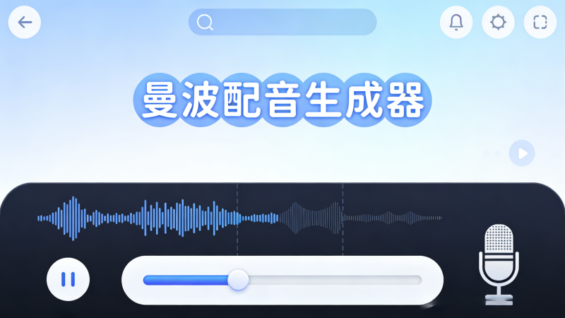 曼波语音生成器，测试了，超好用，热门配音，免费用-爱工作