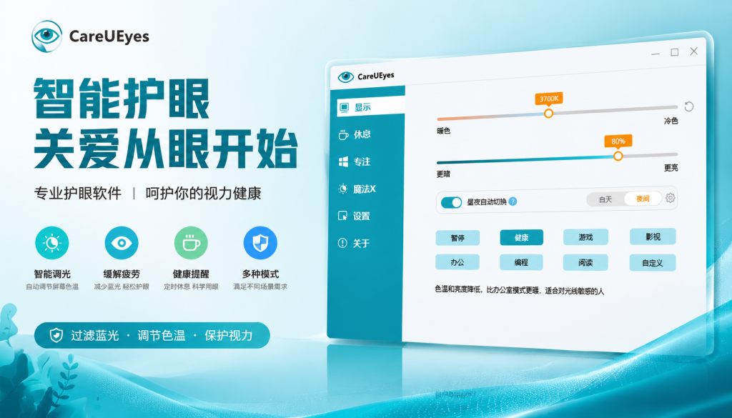 CareUEyes・专业护眼，轻松办公-爱工作