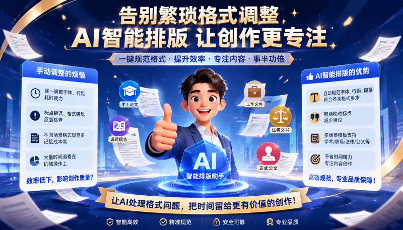 公文排版助手，一键让杂乱的文档变成合格的规格-爱工作