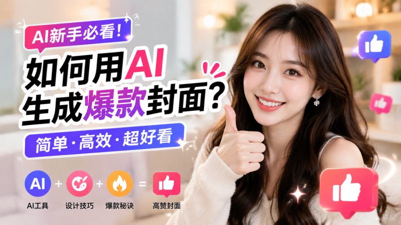 优质爆款封面详细教程，有手就会，工具免费-爱工作